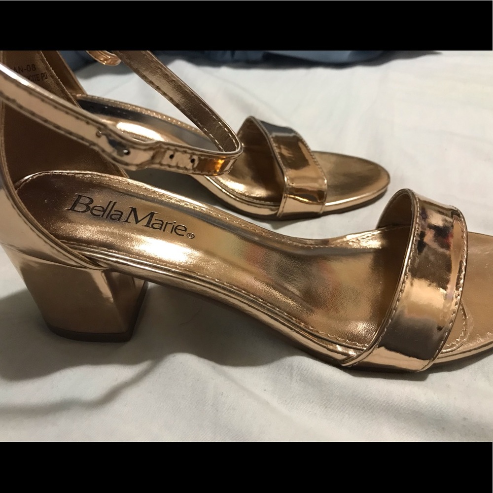 Rose Gold Foil Heels